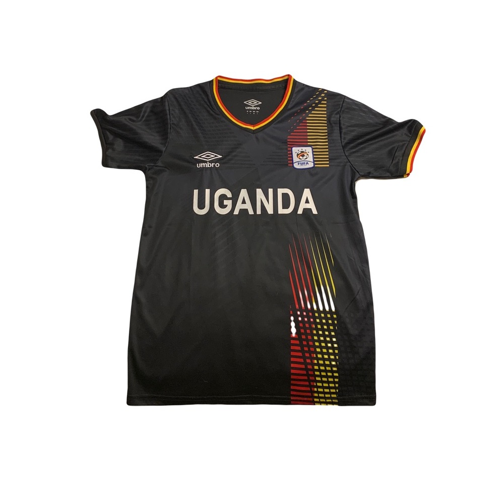 Large, Black Uganda Umbro Jersey